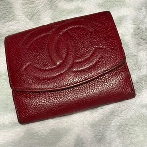 Chanel Red Caviar Wallet